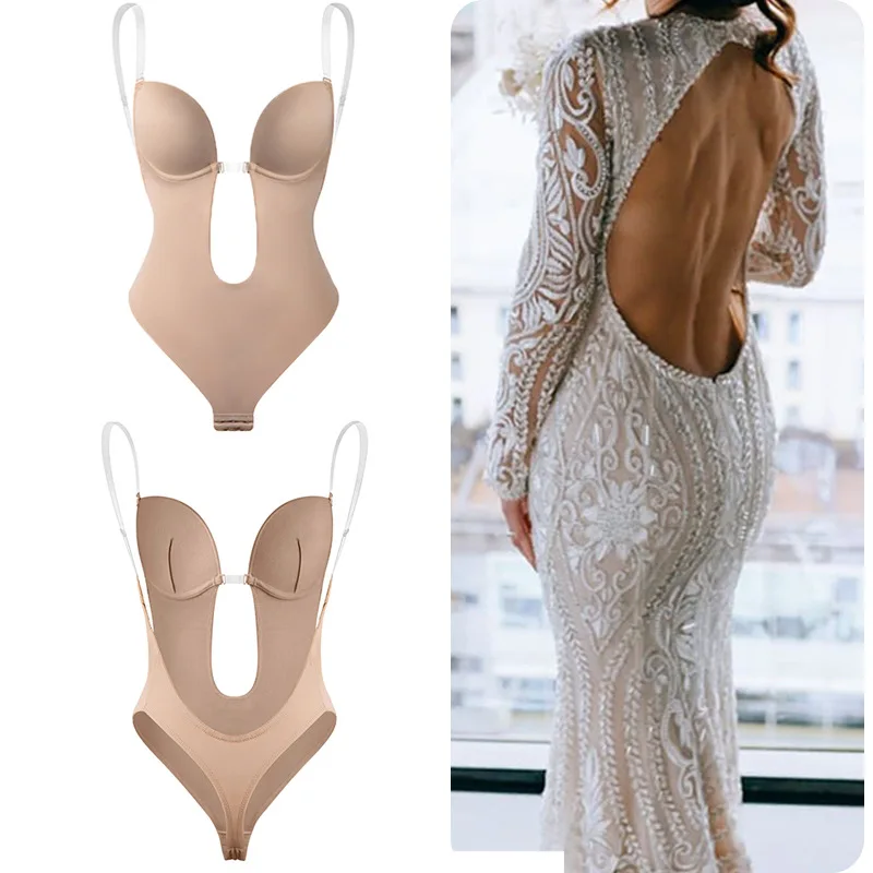 Shapewear Bodysuit Firm - Bodysuit pengencang tubuh wanita tanpa punggung,