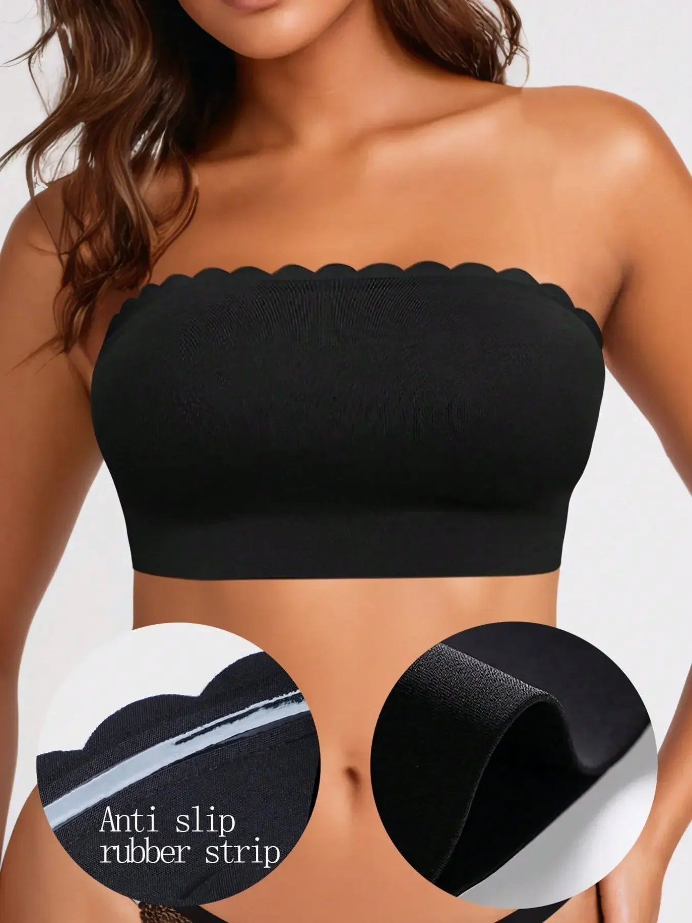 Bralette Wireless Soft - Bra Wanita Tanpa Tali, Bra Bandeau