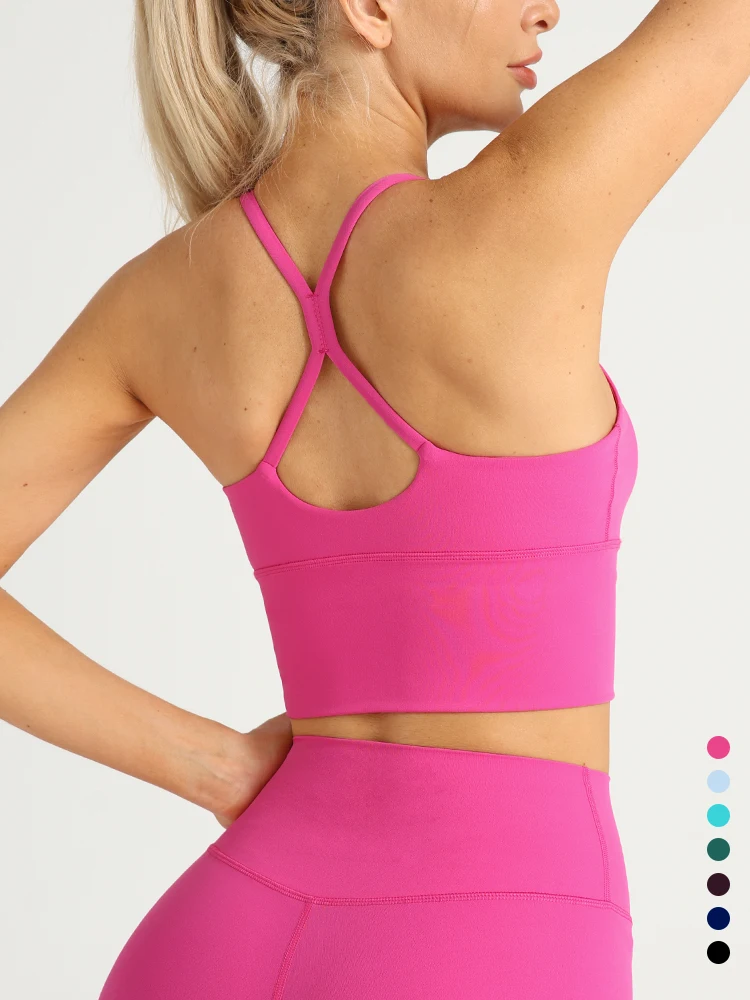 Sports Bra High Impact - Atasan Yoga Wanita Seksi dengan Punggung