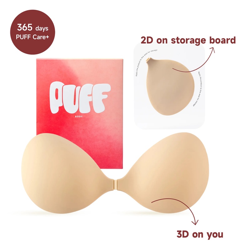 Silicone Bra Adhesive - PUFF VIRAL No.1 Pushup Sticky Tahan