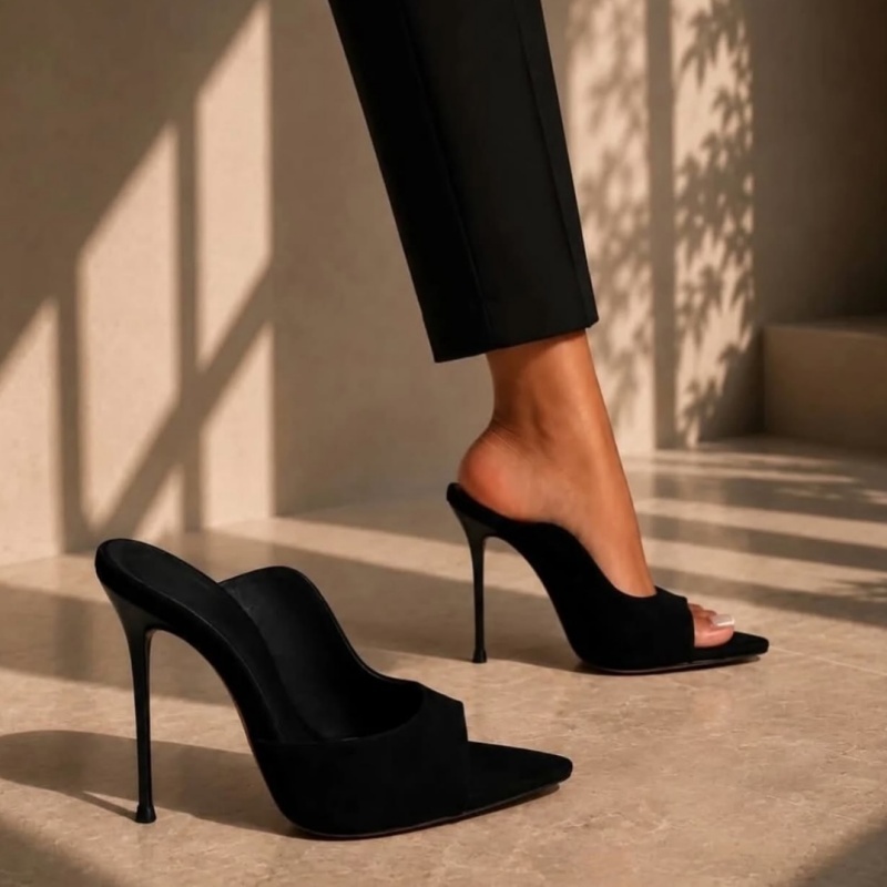MKKHOU Sepatu Hak Tinggi Fashi - Slip Dress Satin ulasan dan harga