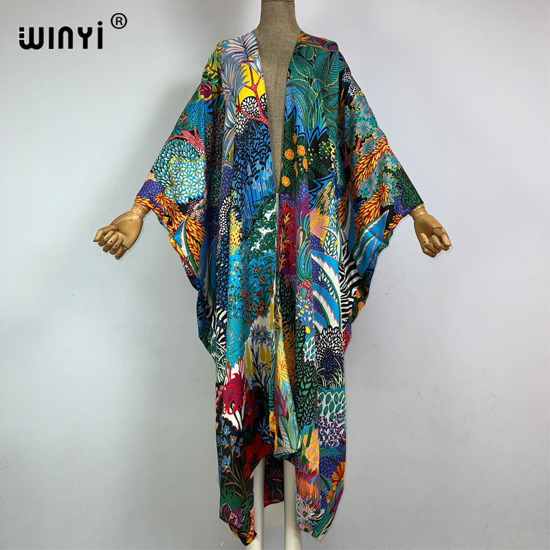 WINYI Kimono Wanita Afrika Tim - Robe Silk Women ulasan dan harga