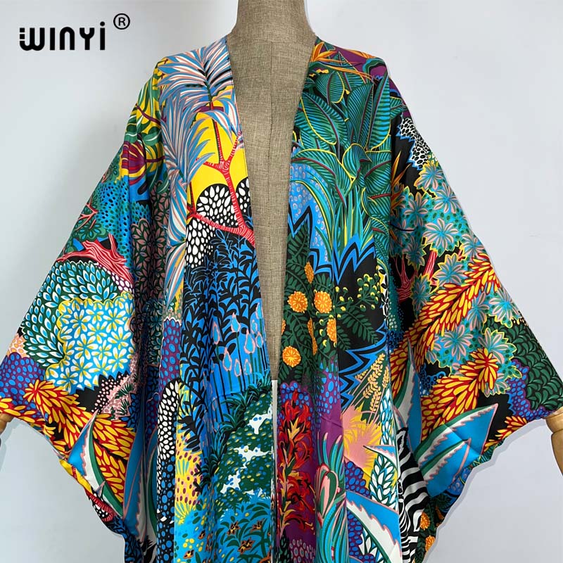WINYI Kimono Wanita Afrika Tim - Robe Silk Women ulasan dan harga