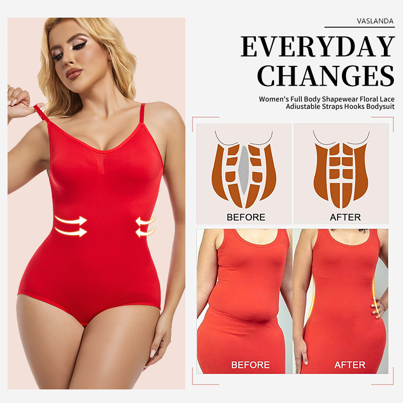 Bodysuit Wanita Model Spaghett - Shapewear Bodysuit Firm ulasan dan harga