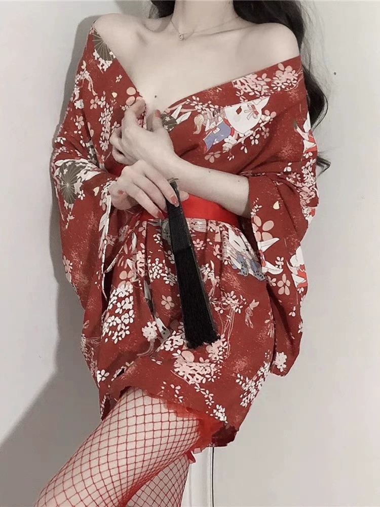 Pakaian tidur seksi Kimono Jep - Robe Silk Women ulasan dan harga