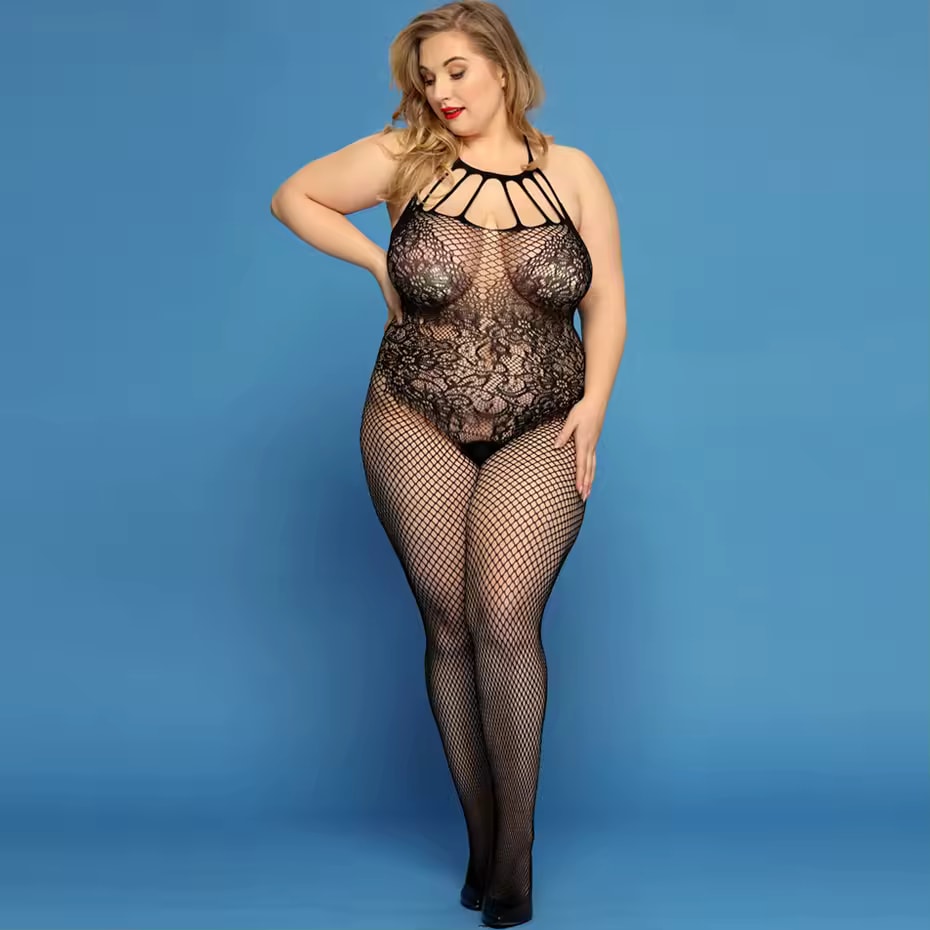 Lingerie Seksi Tanpa Tali Ukur - Bodystocking Fishnet ulasan dan harga