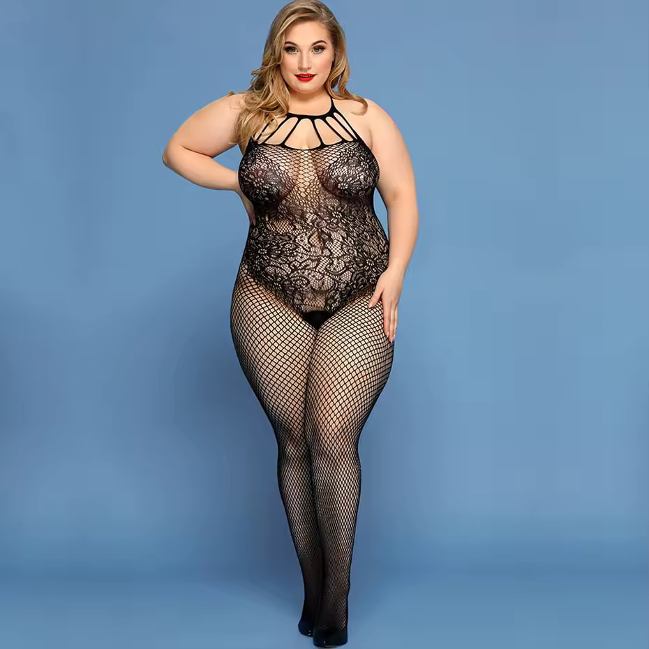 Lingerie Seksi Tanpa Tali Ukur - Bodystocking Fishnet ulasan dan harga