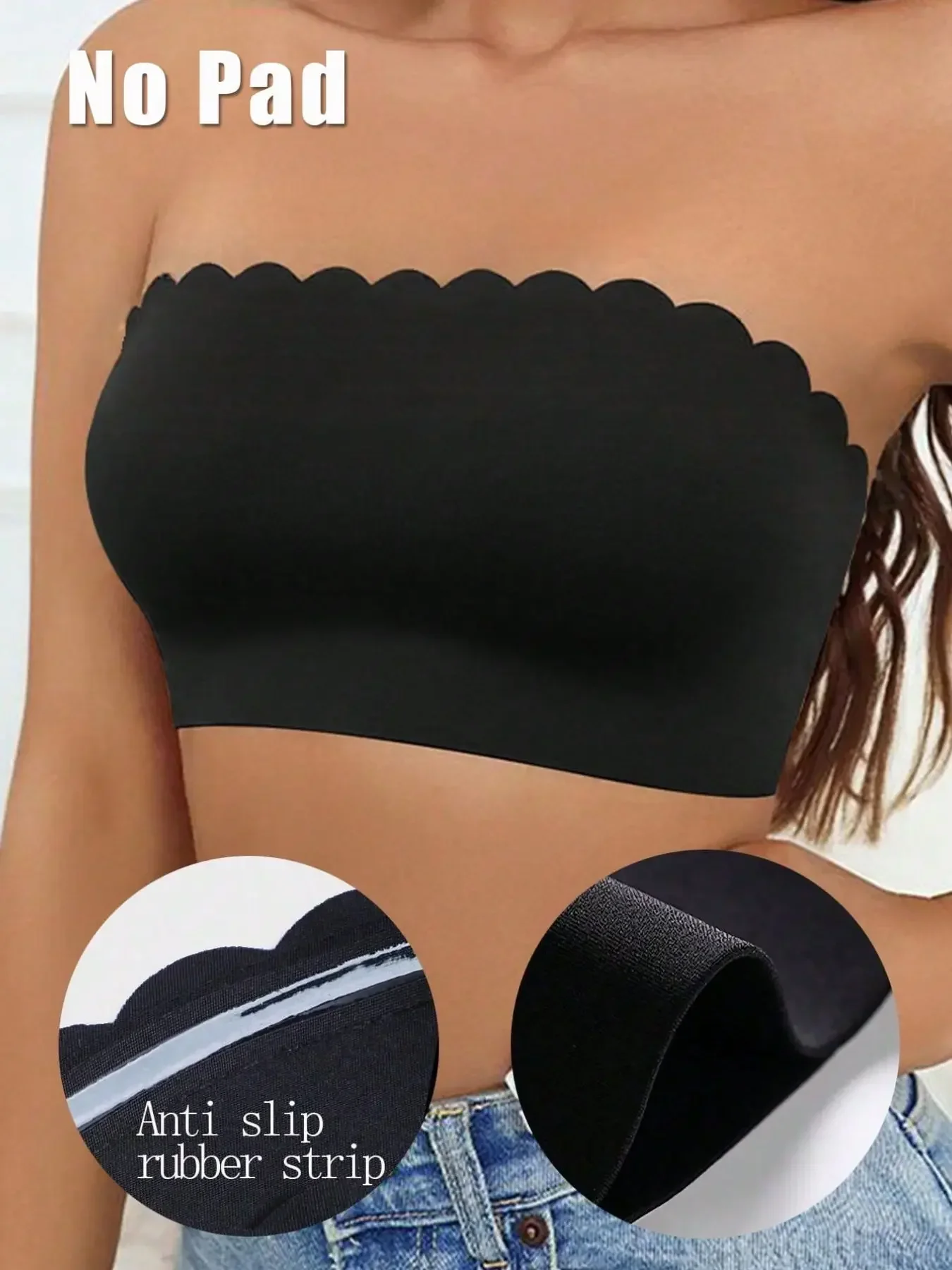 Bra Wanita Tanpa Tali, Bra Ban - Bralette Wireless Soft ulasan dan harga