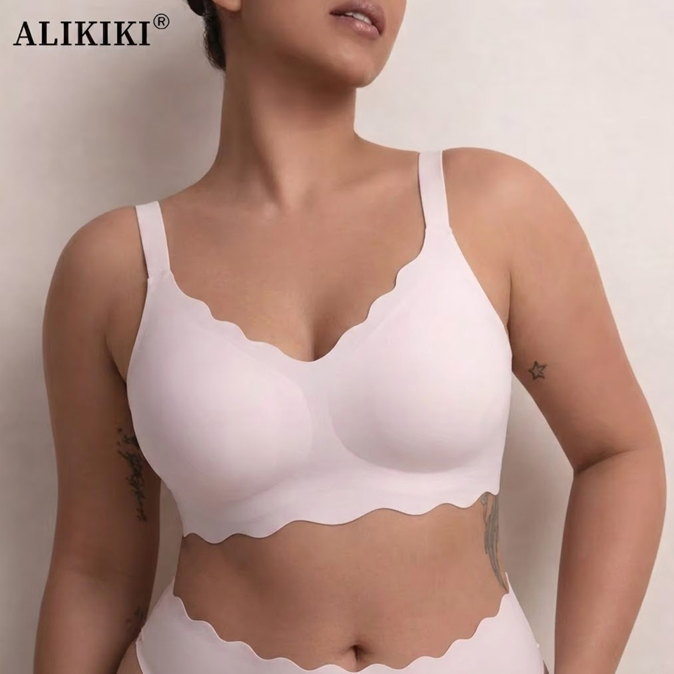 Bra Tanpa Kawat Tanpa Jahitan, - Bralette Wireless Soft ulasan dan harga