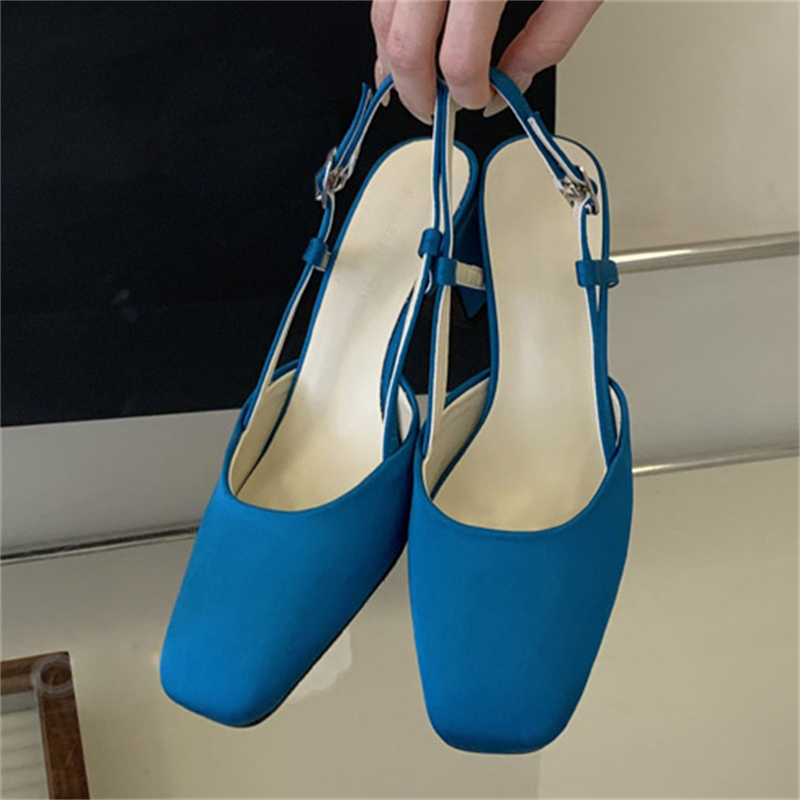 Sepatu Hak Wedges Kulit Imitas - Slip Dress Satin ulasan dan harga